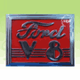 Placa Ford V8 traseira para Ford 1940