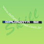 Placa lateral azul drava para Diplomata SE