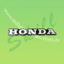 Honda lateral para CB 400 cromado
